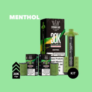 5x Al Fakher 30K Hypermax Akku + 2x5 Pods Menthol – Vape-Bundle mit Akku & Pods