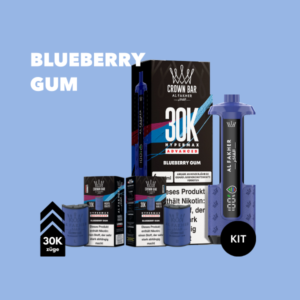 5x Al Fakher 30K Hypermax Akku + 2x5 Pods Blueberry Gum – Vape-Bundle mit Akku & Pods