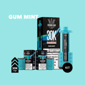 5x Al Fakher 30K Hypermax Akku + 2x5 Pods Gum Mint – Vape-Bundle mit Akku & Pods