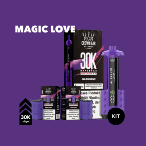 5x Al Fakher 30K Hypermax Akku + 2x5 Pods Magic Love – Vape-Bundle mit Akku & Pods