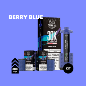 5x Al Fakher 30K Hypermax Akku + 2x5 Pods Berry Blue – Vape-Bundle mit Akku & Pods