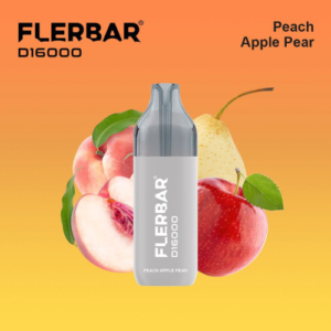Flerbar Peach Apple Pear 10x16K – Vape mit Pfirsich