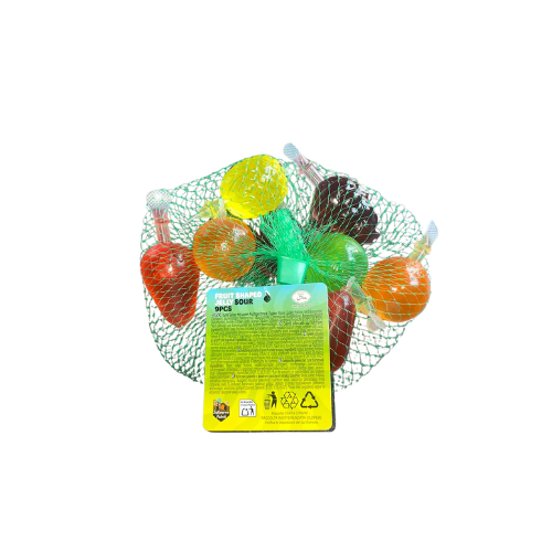 Fruit Shaped Jelly Net Sour 30x35g – Saure Fruchtjellys im Netz für Kinder & Einzelverkauf