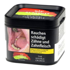 Al Fakher Tabak Double Crunch 200g – Klassischer Shisha-Tabak mit Doppelapfelgeschmack