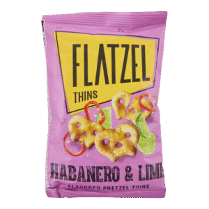Flatzel Harbenero & Lime 24x85g – Scharfe knusprige Brezeln mit Limettengeschmack aus der Türkei