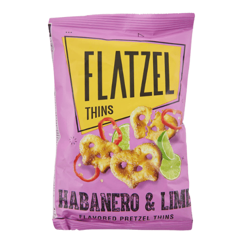 Flatzel Harbenero & Lime 24x85g – Scharfe knusprige Brezeln mit Limettengeschmack aus der Türkei