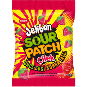 Jelibon Sour Patch Kids Strawberry 10x160g – Sauer-süße Erdbeer-Fruchtgummis im Großpack