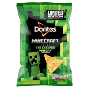 Doritos Minecraft Creeper Vinegar 12x180g – Limited Edition mit Salt & Vinegar Geschmack im Minecraft-Design