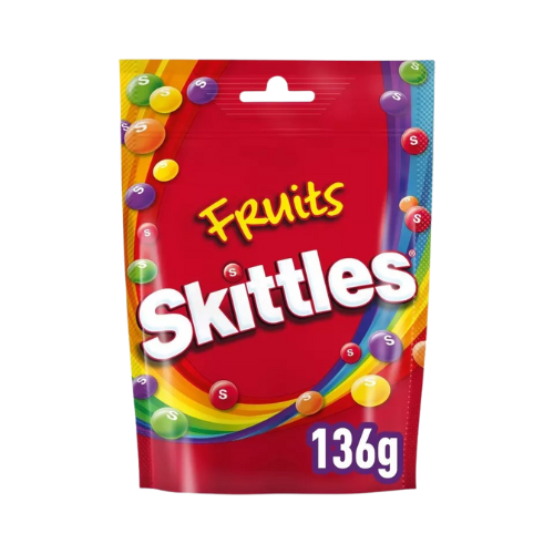 Skittles Fruit 15x136g – Bunte Frucht-Kaudragees im Großpack
