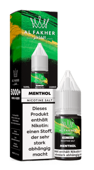 al fakher liquid menthol eis frisch dampfer liquid 10x10ml