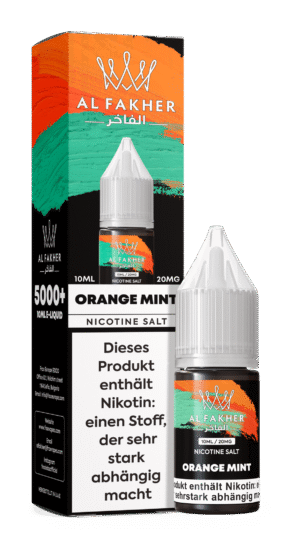al fakher liquid orange mint orange minze dampfer liquid 10x10ml