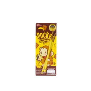 Pocky Keksstäbchen Choco Banana 10x25g – Knusprige Keksstäbchen mit Schokolade und Banane