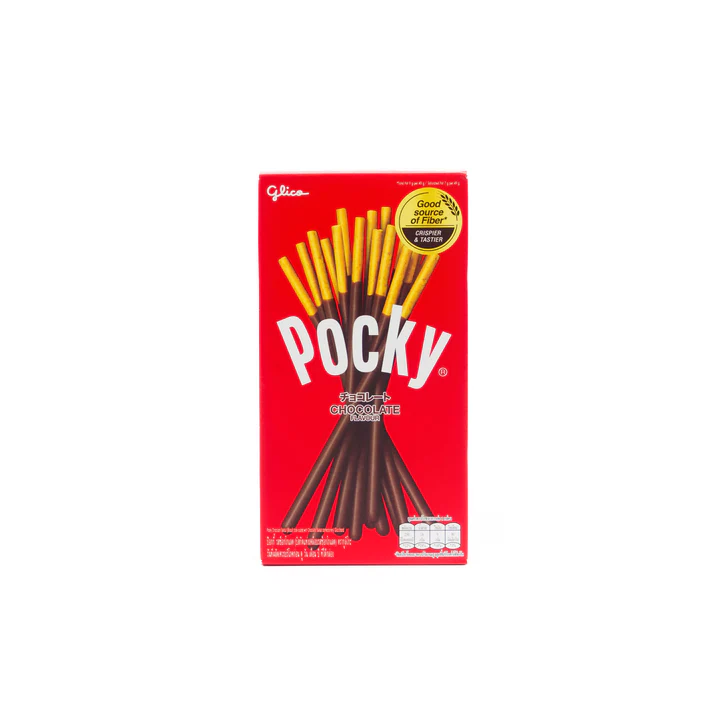Pocky Keksstäbchen Chocolate 10x39g – Knusprige Keksstäbchen mit Schokoladenglasur