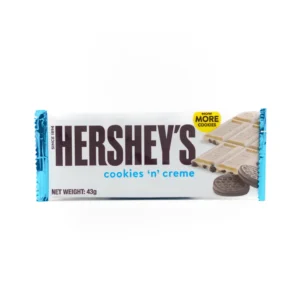 hersheys cookies n cream weiße schokolade kekse knusprig süß usa
