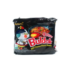 samyang buldak black instant nudeln scharf schwarzes gewürz hähnchen