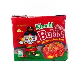 Samyang Buldak Kimchi 5x135g – Scharfe Instant-Nudeln mit Kimchi-Geschmack