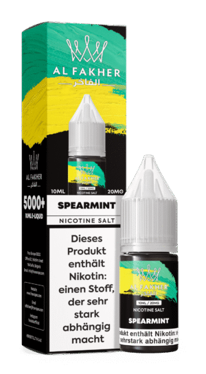 al fakher liquid spearmint minze mild frisch dampfer liquid 10x10ml