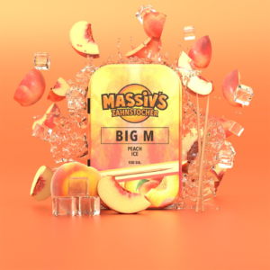 Al Massiva Zahnstocher Big M Peach Ice 10x100Stk – Aromatisierte Zahnstocher mit Pfirsich- und Ice-Geschmack