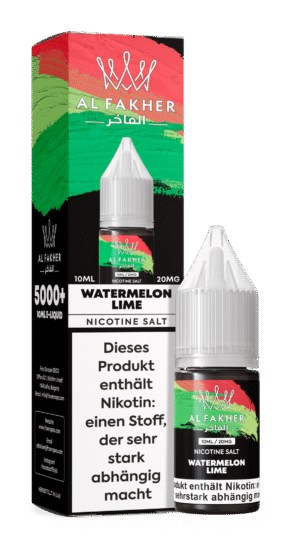 al fakher liquid watermelon lime wassermelone limette dampfer liquid 10x10ml