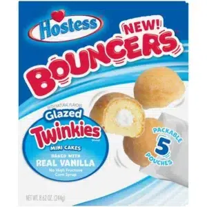 Hostess Bouncers Twinkies 244g – Mini-Twinkies mit Vanillecremefüllung