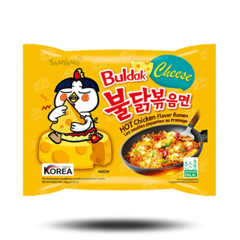 samyang buldak cheese instant nudeln scharf käse geschmack
