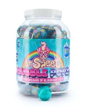 dr sweet bubble popz blueberry saure bonbons sprudelnd