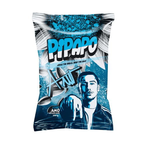 Amo Pipapo Körner Salted 42x100g – Geröstete Sonnenblumenkerne mit klassischer Salzveredelung