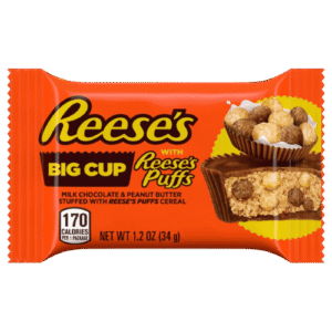 reeses big cup puffs 16x68g peanut butter schokolade creme