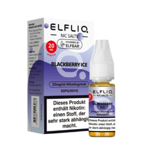 ELFBAR ELFLIQ Blackberry Ice 10x10ml – Brombeer-E-Liquid mit Ice-Effekt für dein Pod-System