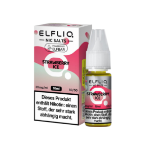 ELFBAR ELFLIQ Strawberry Ice 10x10ml – Erdbeer-Liquid mit Ice-Kick für dein Pod-System