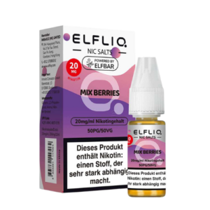 ELFBAR ELFLIQ Mix Berries 10x10ml – Fruchtiger Beerenmix mit Nikotinsalz für dein Pod-System