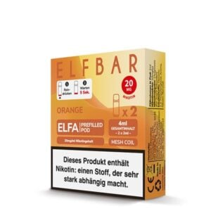 Elfbar Pods Orange 10x 2x2ml – Fruchtige