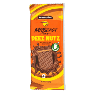 Mr Beast Deez Nutz 10x60g – Schokoladentafel mit cremiger Erdnussbutterfüllung
