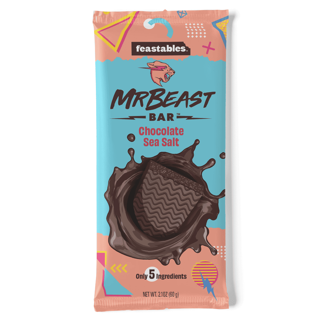 Mr Beast Chocolate Sea Salt 10x60g – Milchschokolade mit Meersalz