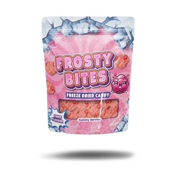 Frosty Bites Gummy Berries 24x50g – Fruchtige Gummibonbons mit intensiver Beerenmischung