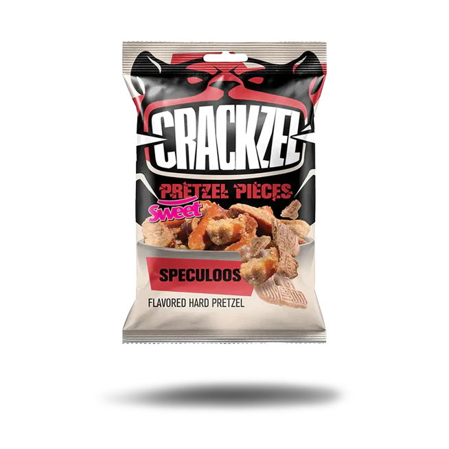 Crackzel Pretzel Pieces Speculoos 24x85g – Knusprige Brezelstücke mit Spekulatius-Geschmack