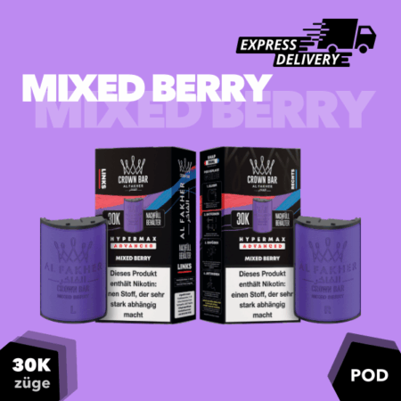 Al Fakher 30K Pods Mixed Berry 10x10ml – Süß-fruchtige Beerenmischung mit klarer, aromatischer Intensität
