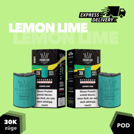Al Fakher 30K Pods Lemon Lime 10x10ml – Spritzig-frische Zitruskombination mit klarer, süß-säuerlicher Note