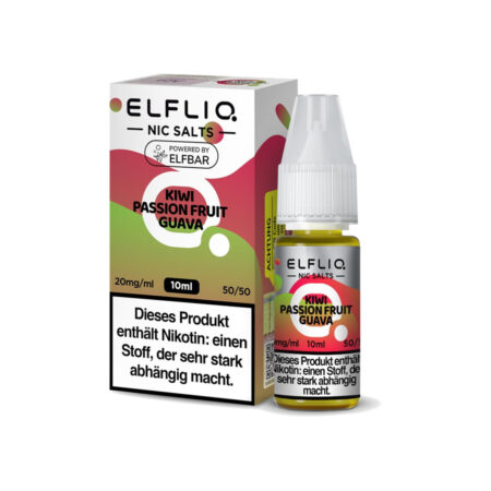 ELFBAR ELFLIQ Kiwi Passion Fruit Guava 10x10ml