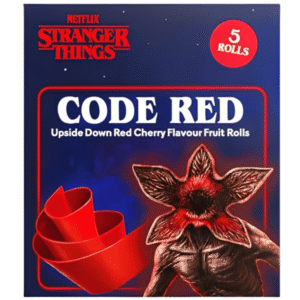 Stranger Things Red Cherry Flavour Fruit Rollers 5x12g