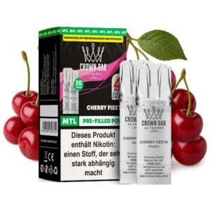 Al Fakher Pod Cherry Fiesta – 10×2er Pack (2+2 ml Pods)