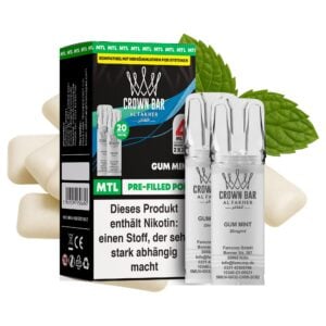 Al Fakher Pod Gum Mint – 10×2er Pack (2+2 ml Pods)