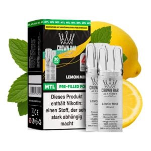 Al Fakher Pod Lemon Mint – 10×2er Pack (2+2 ml Pods)
