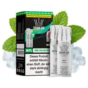 Al Fakher Pod Mint – 10×2er Pack (2+2 ml Pods)