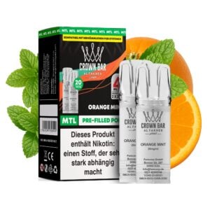 Al Fakher Pod Orange Mint – 10×2er Pack (2+2 ml Pods)