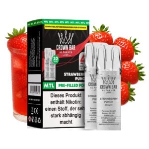 Al Fakher Pod Strawberry Punch – 10×2er Pack (2+2 ml Pods)