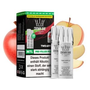Al Fakher Pod Two Apple – 10×2er Pack (2+2 ml Pods)