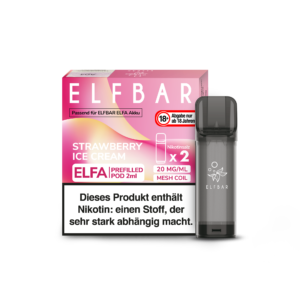Elfbar Pods Strawberry Ice 10x 2x2ml Pods