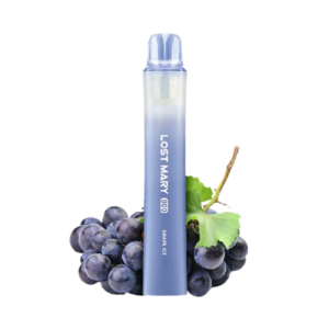 Lost Mary Einweg E-Zigarette Grape Ice – 10er Pack LM800 mit Trauben-Ice-Geschmack