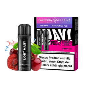 Elfbar Lost Mary WAVI Pods 10x2er Cherry Ice – Kirsch-Ice Pods von Elfbar Lost Mary
